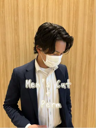 パーマ メンズ 五十嵐 未悠のヘアスタイル