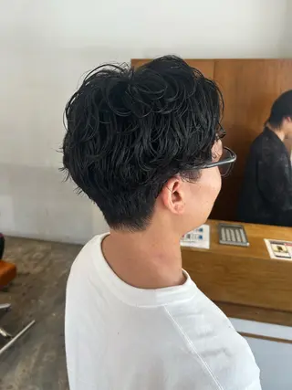 パーマ メンズ 田口 未侑のヘアスタイル