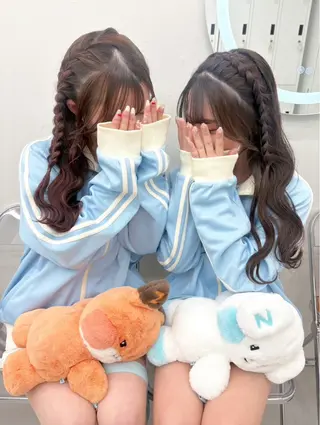ロング エクステ|カラー| Futaba🎀♡のヘアスタイル