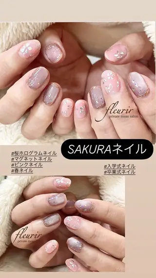 ネイル フルリール 【プライベートサロンのネイルデザイン