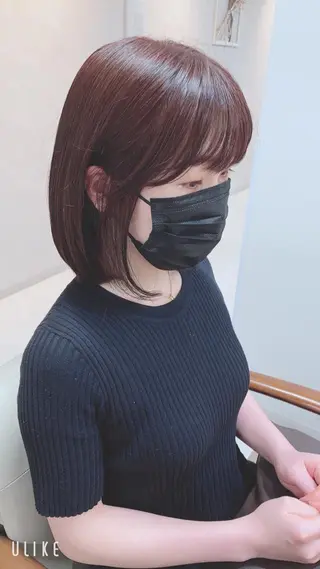 ミディアム カラー Chainon 山中 拓也のヘアスタイル
