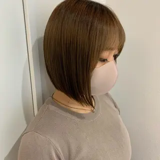 ミディアム カラー i'll 未空のヘアスタイル