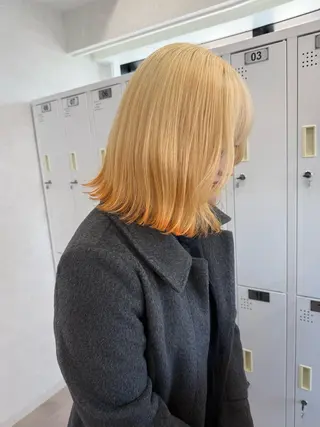 ミディアム 🌼ベージュ/暖色 🌼すずのヘアスタイル
