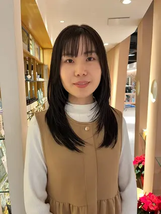 セミロング 河原林 拓己のヘアスタイル