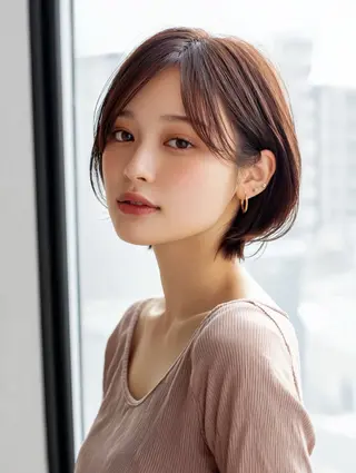 ミディアム 小村 誠也のヘアスタイル
