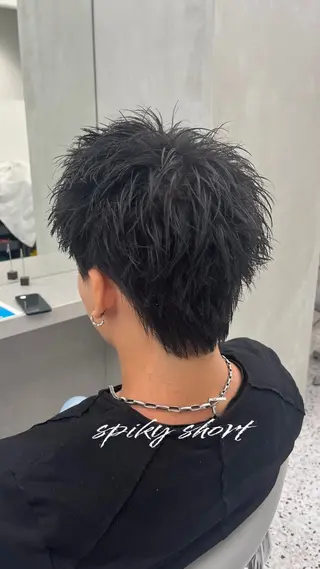 ショート メンズ そら/Ace栄 スパイキー/パーマのヘアスタイル