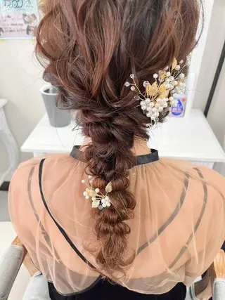 ヘアアレンジ ヘアセットサロン ココのヘアスタイル