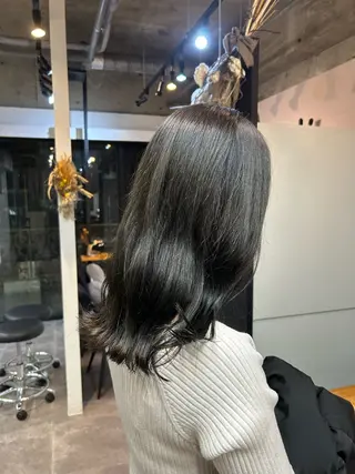 カラー ンジハ えみのヘアスタイル
