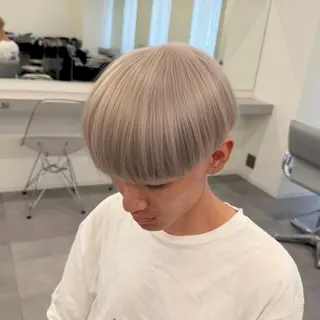 カラー メンズ 🧸🎀ブリーチ ‪栄🎀🧸かのんのヘアスタイル