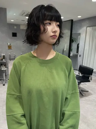 ショート 野林 夏帆のヘアスタイル