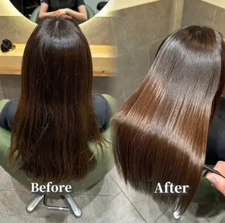ロング カラー パーマ 色落ちまで盛れる 💟まなみのヘアスタイル