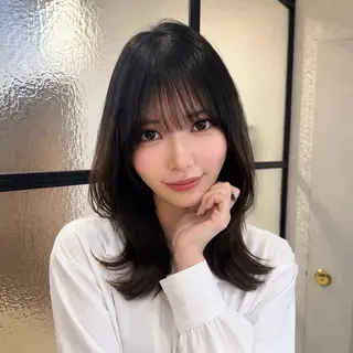 ミディアム カラー ❣️韓国/レイヤー/ 透明感カラー/まさのヘアスタイル
