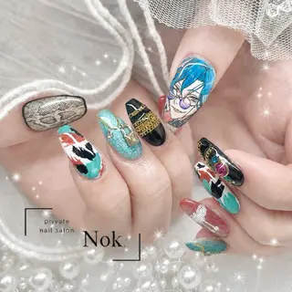 ネイル 池袋痛ネイル Nok. 渡辺のネイルデザイン