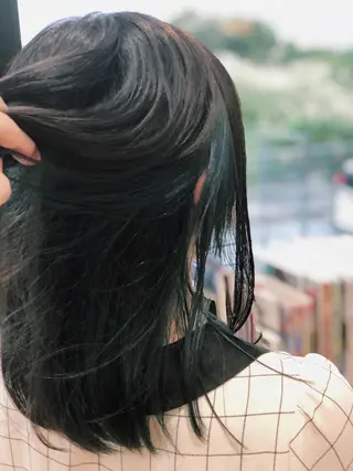 セミロング カラー Snaly カラー特化ページのヘアスタイル