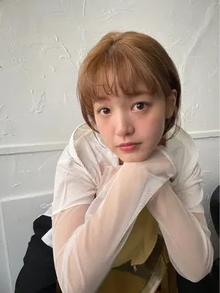 ショート パーマ 草野 圭音のヘアスタイル