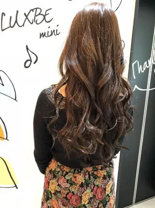 ロング カラー 韓国レイヤー×艶髪 ハイトーンRyukiのヘアスタイル