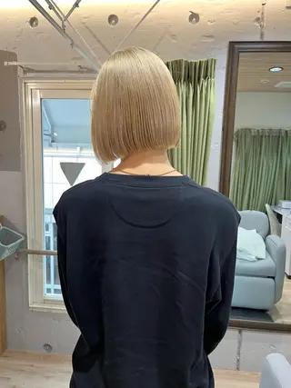 ショート カラー ヘアセット🎀パーマ Tsubasaのヘアスタイル