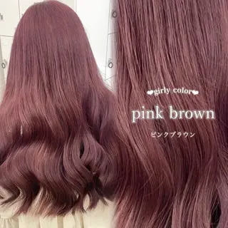セミロング カラー ヘアアレンジ 🤍淡色ピンク&ラベ ンダーYUKI🤍のヘアスタイル