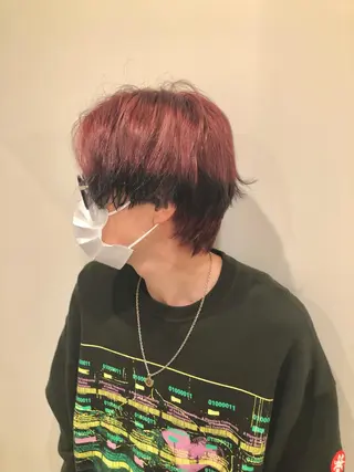 ショート カラー メンズ ニュアンスカラー🫧 加納のヘアスタイル