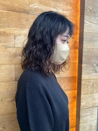 ミディアム パーマ 🌼 アユカのヘアスタイル