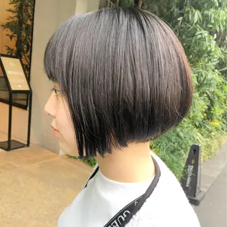 ショート カラー すきバサミを使わない カット✂️✨郡司泰之のヘアスタイル