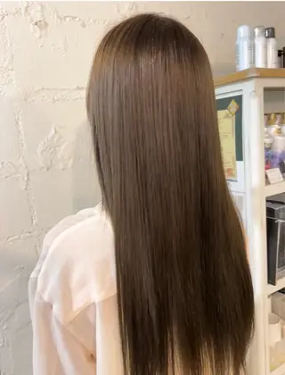 ロング カラー 前野 祥太のヘアスタイル