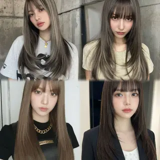 ロング カラー 🌛ダブルカラー 🌜SAYAKAのヘアスタイル