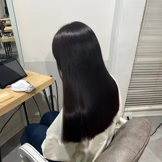 セミロング カラー sayuri/心斎橋 /ハイトーンカラーのヘアスタイル
