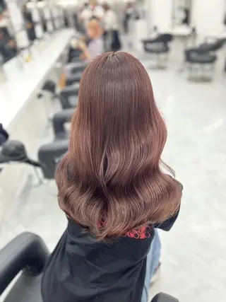カラー 🌸春の暗髪カラー 🌸透明感ヘアのヘアスタイル