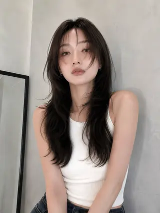セミロング カラー 鈴木 一貴のヘアスタイル
