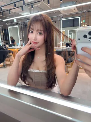 ロング カラー ヘアアレンジ 【博多髪質改善】 吉村 清志のヘアスタイル