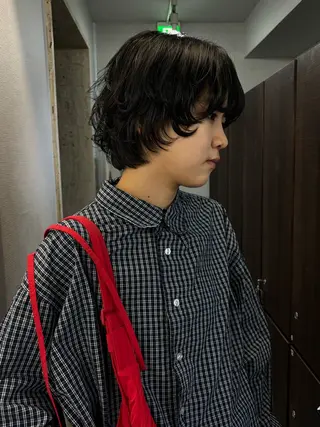 ショート カラー ヘアアレンジ 💟Opus // Mizuki🐕のヘアスタイル