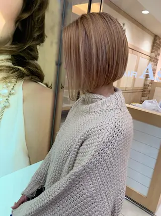 ショート カラー 店長 大方康暉のヘアスタイル