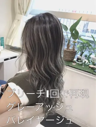 セミロング カラー 山崎俊輔/髪質改善 /バレイヤージュのヘアスタイル