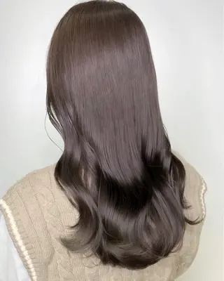 ロング カラー 🇰🇷ブリーチ縮毛 髪質改善七星🇰🇷のヘアスタイル