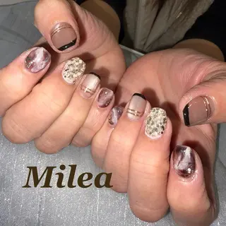 ネイル Milea🩵 Sayaka🪩のネイルデザイン