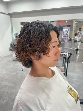 パーマ メンズ 町田エリアＮｏ．１/ パーマ特化/太田京希のヘアスタイル