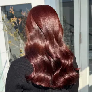 セミロング カラー ROIS 渋谷のヘアスタイル