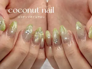 ネイル 神田 ココナッツのネイルデザイン