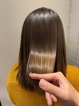 セミロング 吉森 満俊のヘアスタイル
