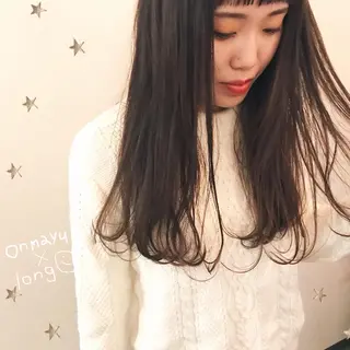 ロング 市川 千夏のヘアスタイル