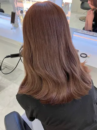 ロング カラー ヘアアレンジ 💓色落ちまで綺麗な 垢抜けカラー💓のヘアスタイル