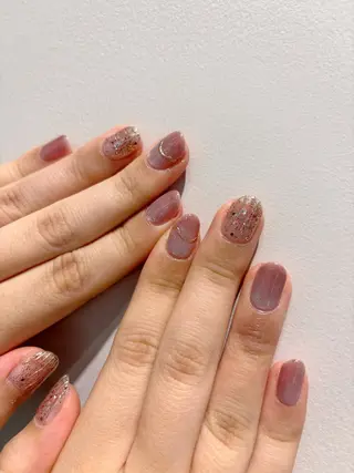ネイル kanell⭐︎ ニュアンスネイルのネイルデザイン