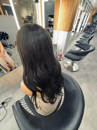 ロング 縮毛矯正/カラ ー/艶髪🌻ひな🌻のヘアスタイル