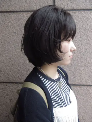 ミディアム カラー 赤み消しカラー/ ナチュラル/トモキのヘアスタイル