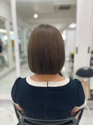 ショート 縮毛矯正/透明感 カラーasumi🫧のヘアスタイル