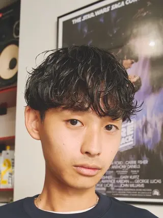 ショート パーマ メンズ 金山駅前メンズパーマ 特化COUNTERのヘアスタイル