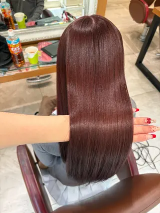 ロング カラー ❤️【暖色カラー】/ HARUKA🍒❤️のヘアスタイル