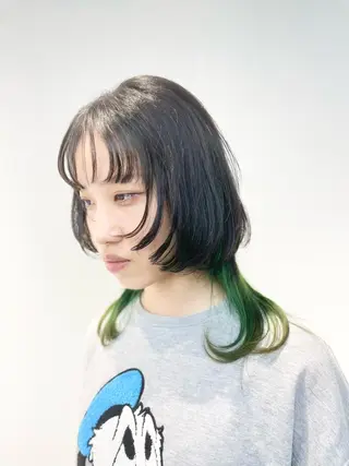ロング カラー MATISSE藤崎 渕上 ジュビアイのヘアスタイル