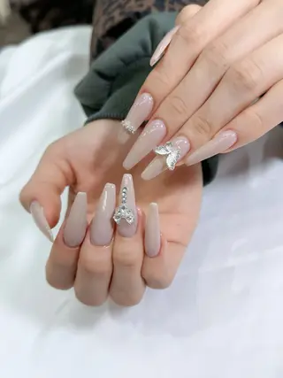 セミロング Bibi nail Osakaのネイルデザイン
